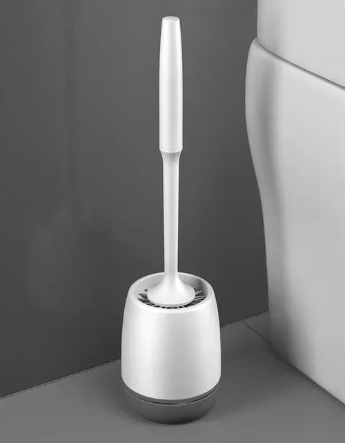 Load image into Gallery viewer, TPR Silicone Head Toilet Brush Wall Mounted Cleaning Brush Long Handle Toilet Brush Bathroom Accessories Sets Tools
