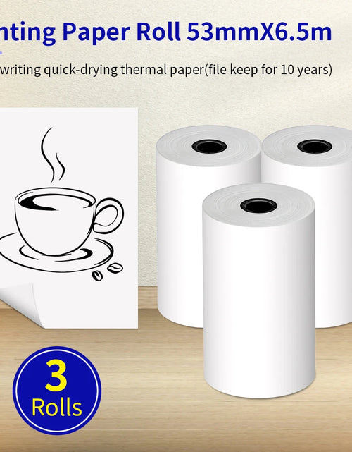 Load image into Gallery viewer, Portable Printer Wireless for Travel 300DPI Thermal Inkless Bluetooth Mobile Printer Compatible with Android Ios Phone &amp; Laptops
